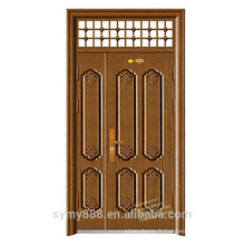 L&#39;intérieur américain utilise la porte en acier de sécurité à la maison foncée de bown